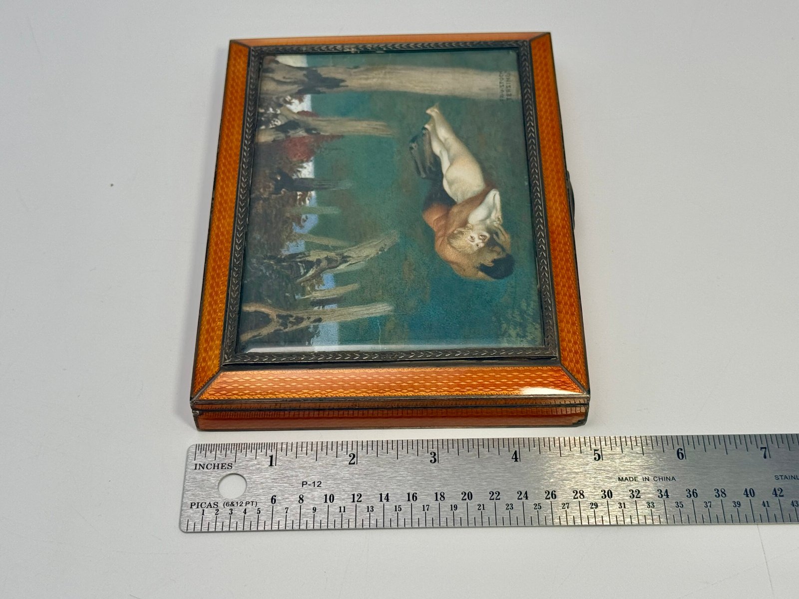 Antique Sterling Silver & Guilloché Enamel Desk Box by Foster & Nightingale 634g - Image 17