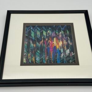 Vintage 1995 Numbered 26/180 Mixed Media Framed Art